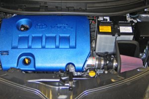Scion xD Performance Air Intake - K&N Engineering - Typhoon - Silver - `08-`12